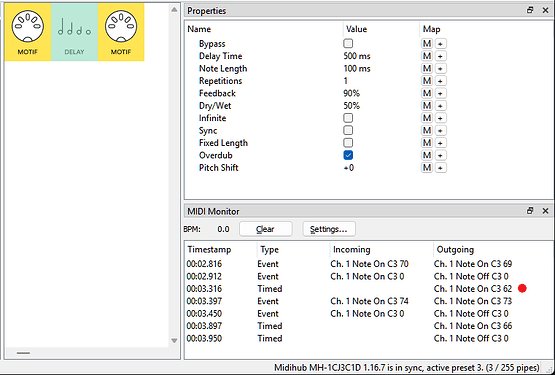 Delay Pipe - Hanging Notes (Simple)