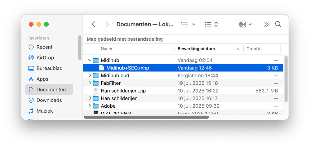 Date in Finder