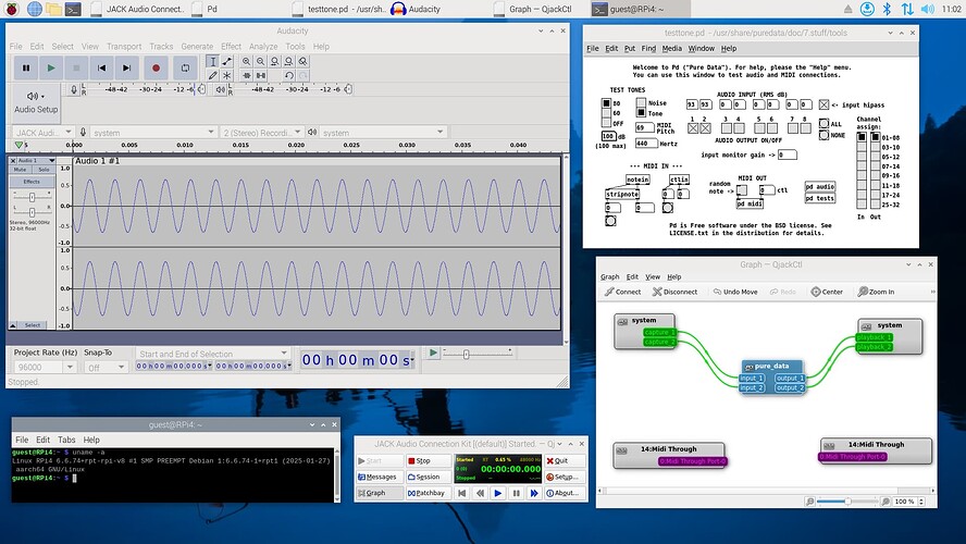 Linux RPi4 6.6.74-rpt-rpi-v8 #1 SMP PREEMPT