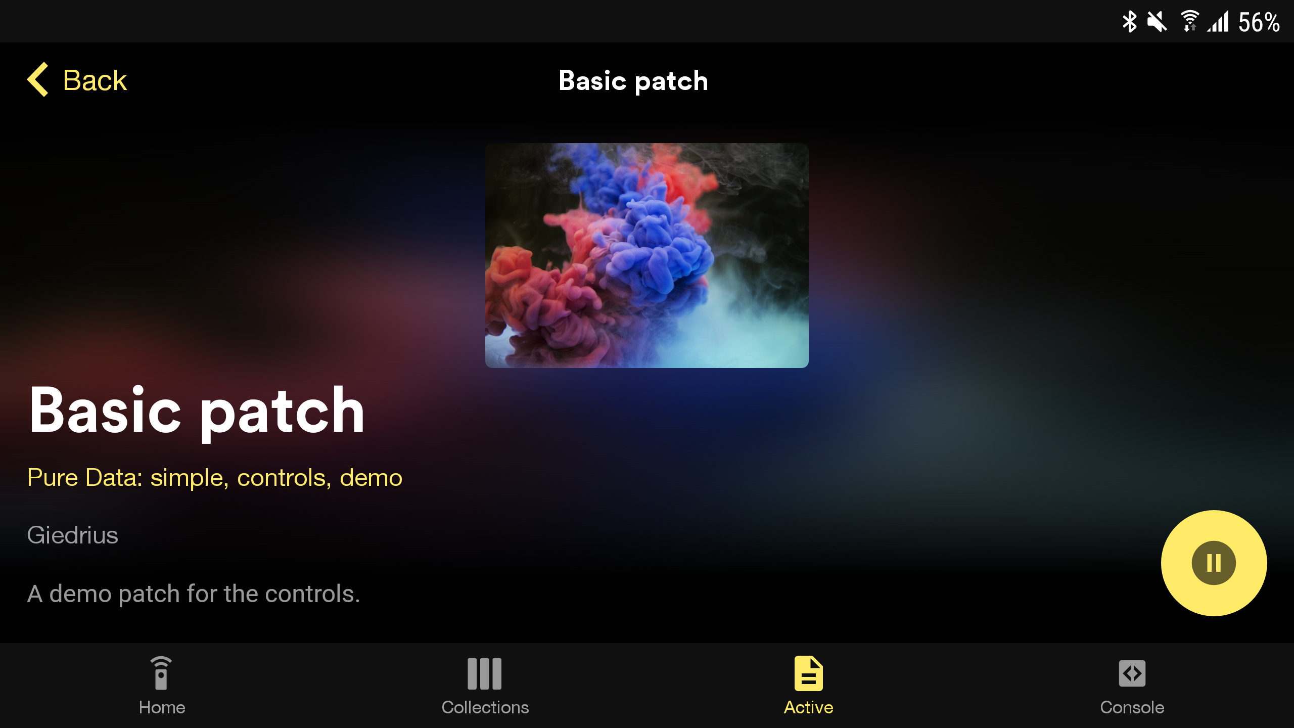 Pure Data Patch With Parameters In The Pisound App Tutorials Blokas 